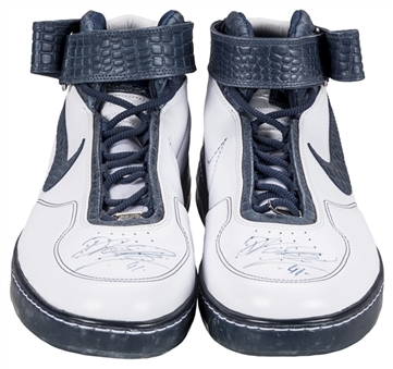 2007 Dirk Nowitzki Game Used & Dual Signed Nike Sneakers (MEARS & JSA)